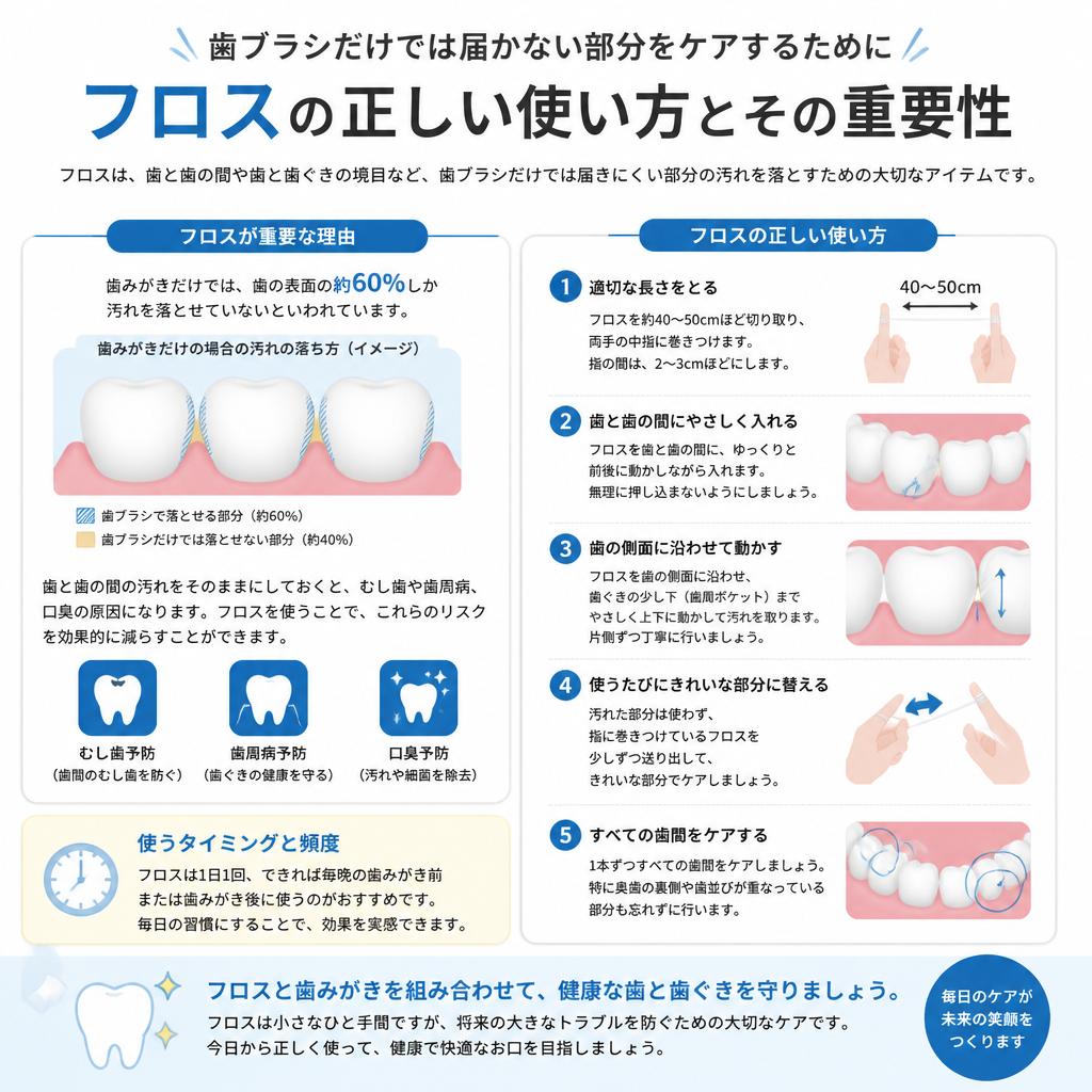 フロスの活用法