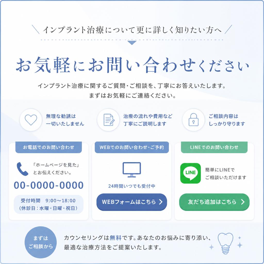 今すぐお問い合わせを！
