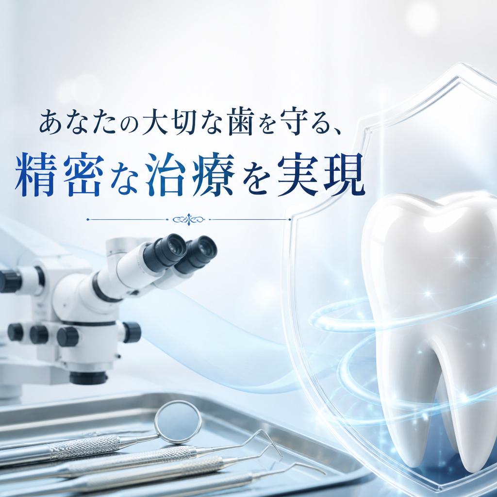 あなたの大切な歯を守る、精密な治療を実現
