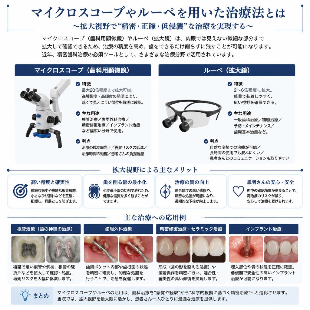 精密な治療技術