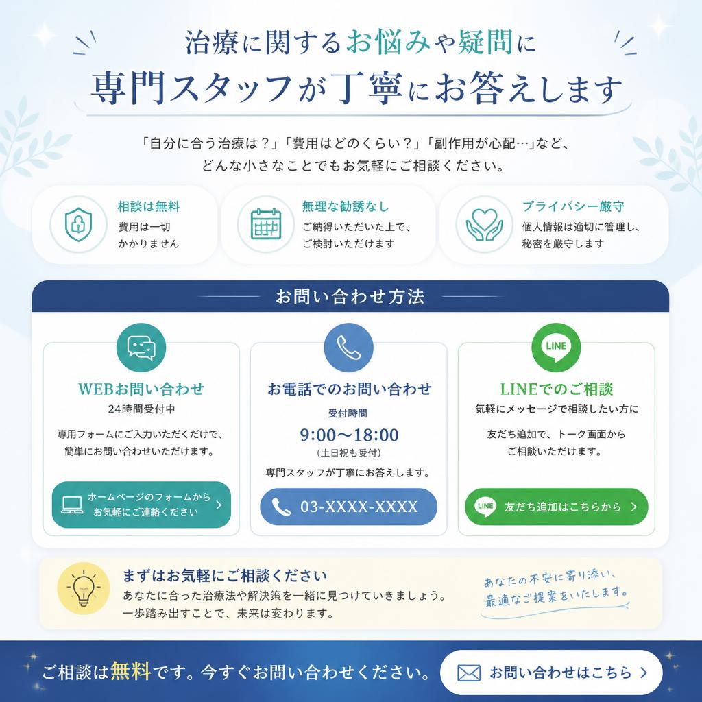 まずはお気軽にお問い合わせを！