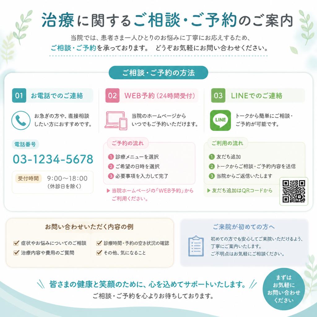 お問い合わせ・ご予約