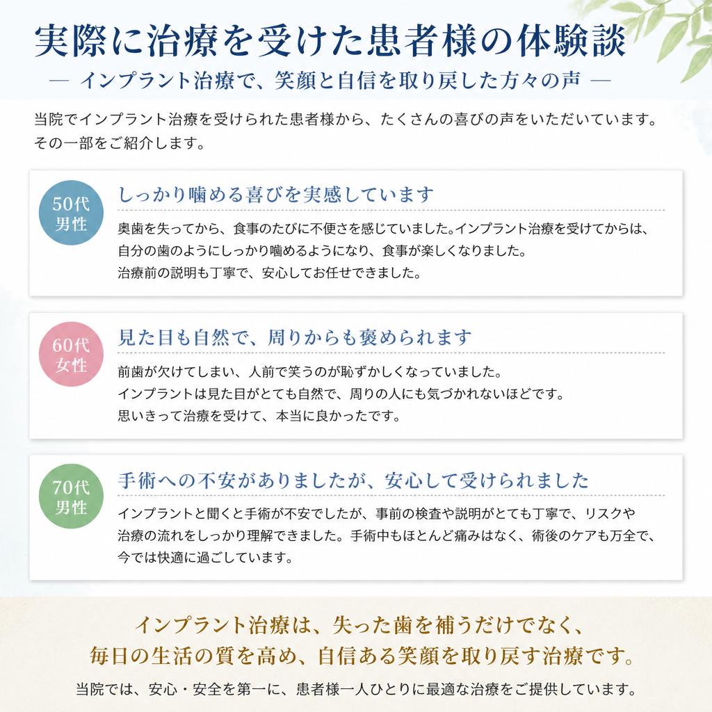 5. 患者様の声