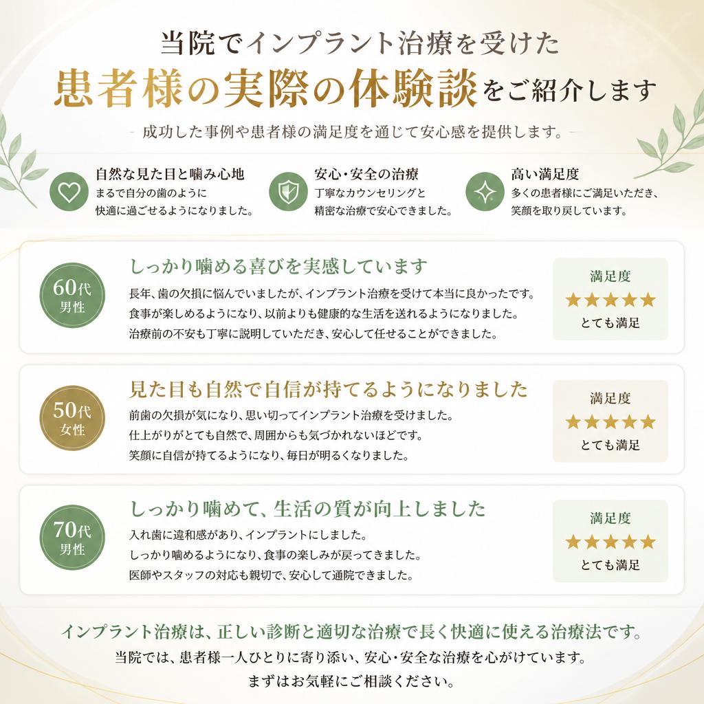 患者様の声