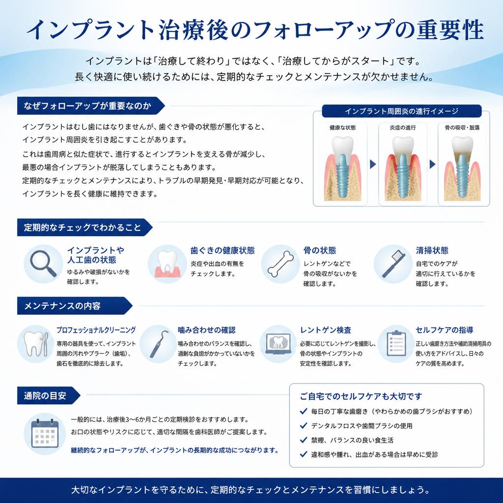 治療後のフォローアップ