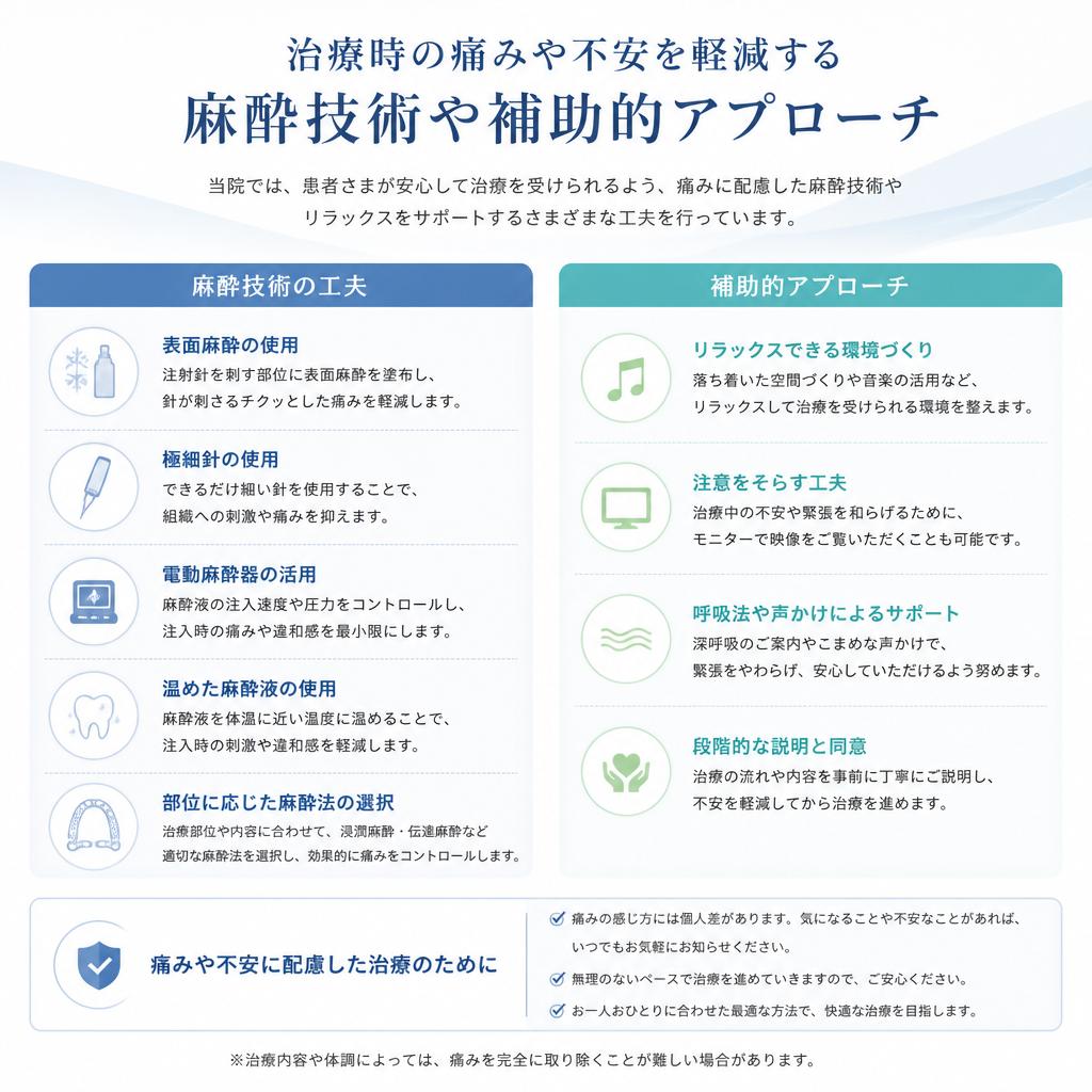 痛みや不安を和らげる方法
