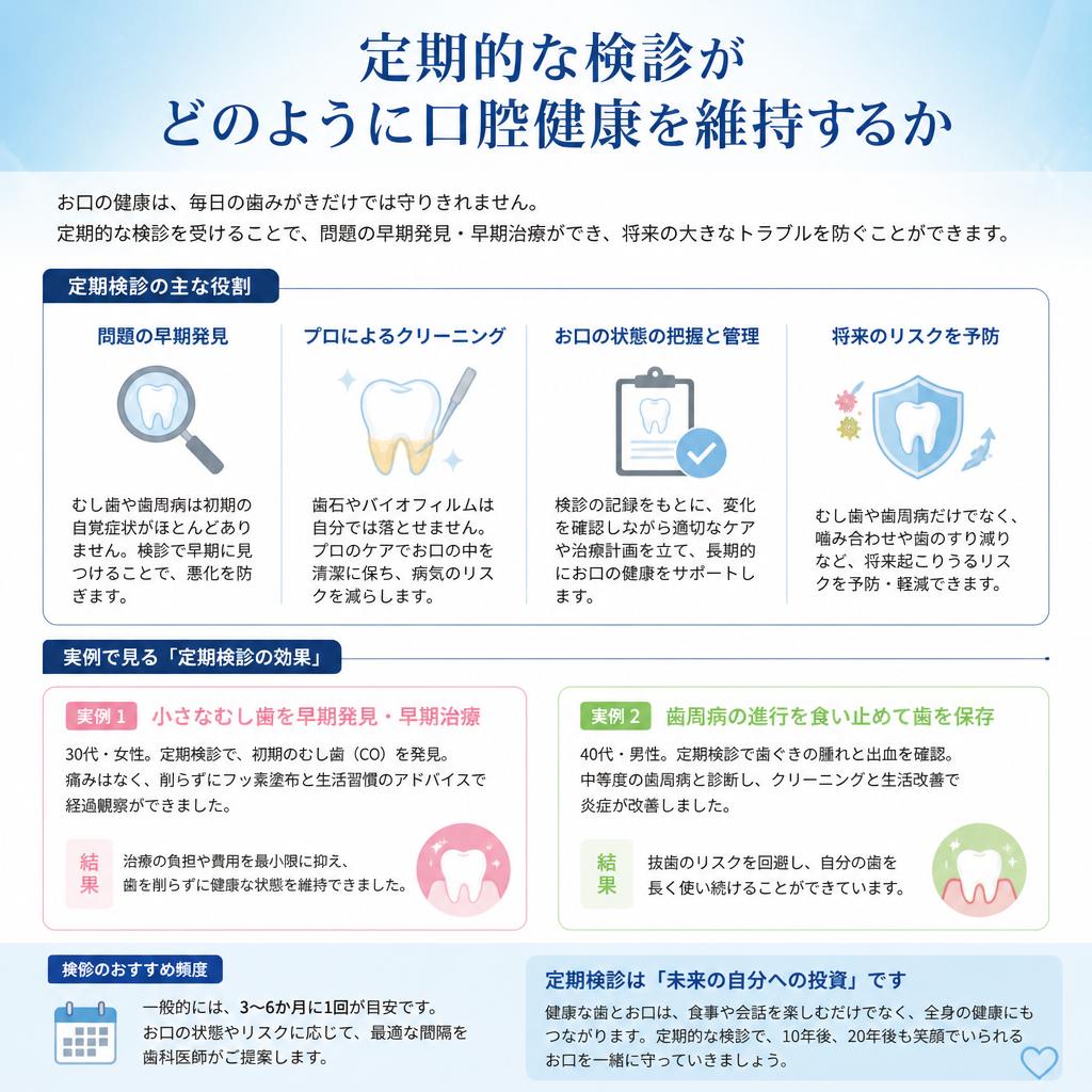 5. 定期検診の必要性